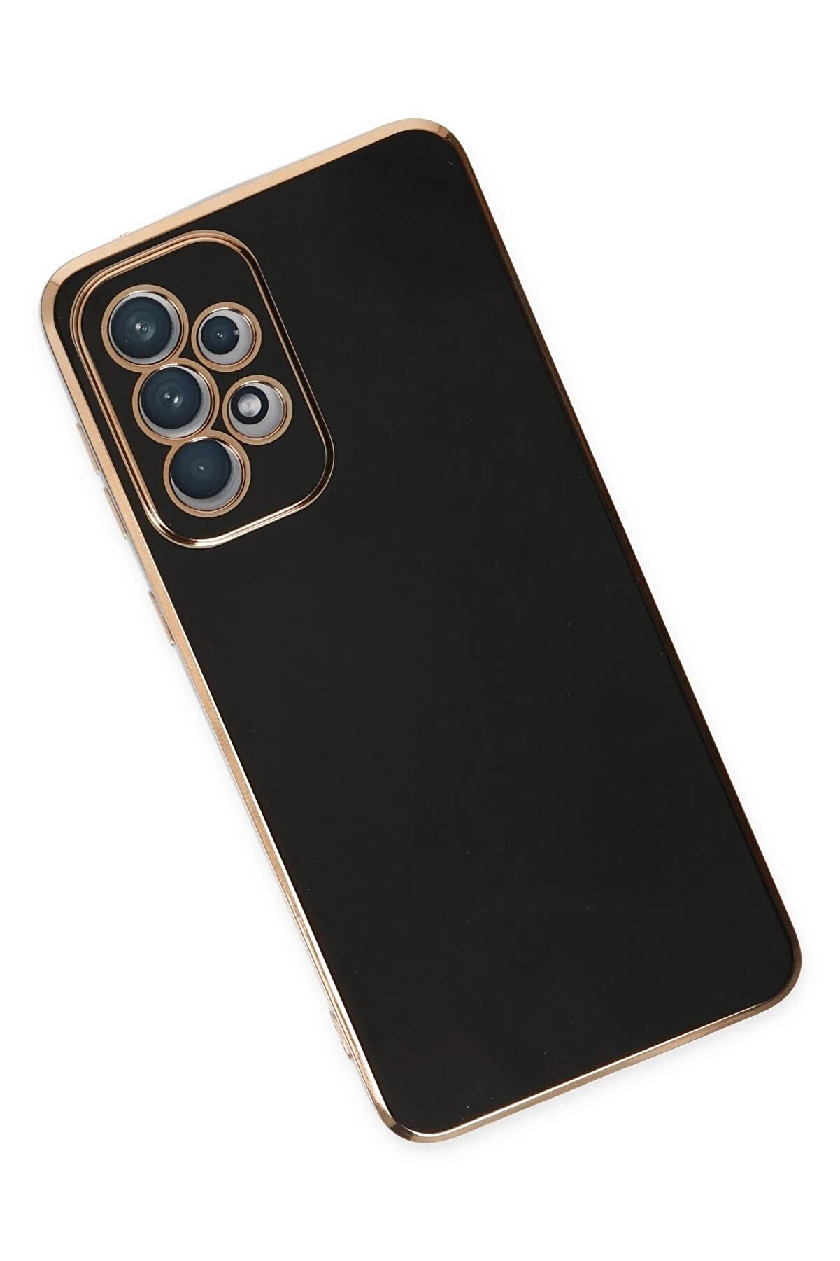 Samsung Galaxy A73 5G Kılıf Volet Si̇li̇kon - Si̇yah - Dropx1439-5088