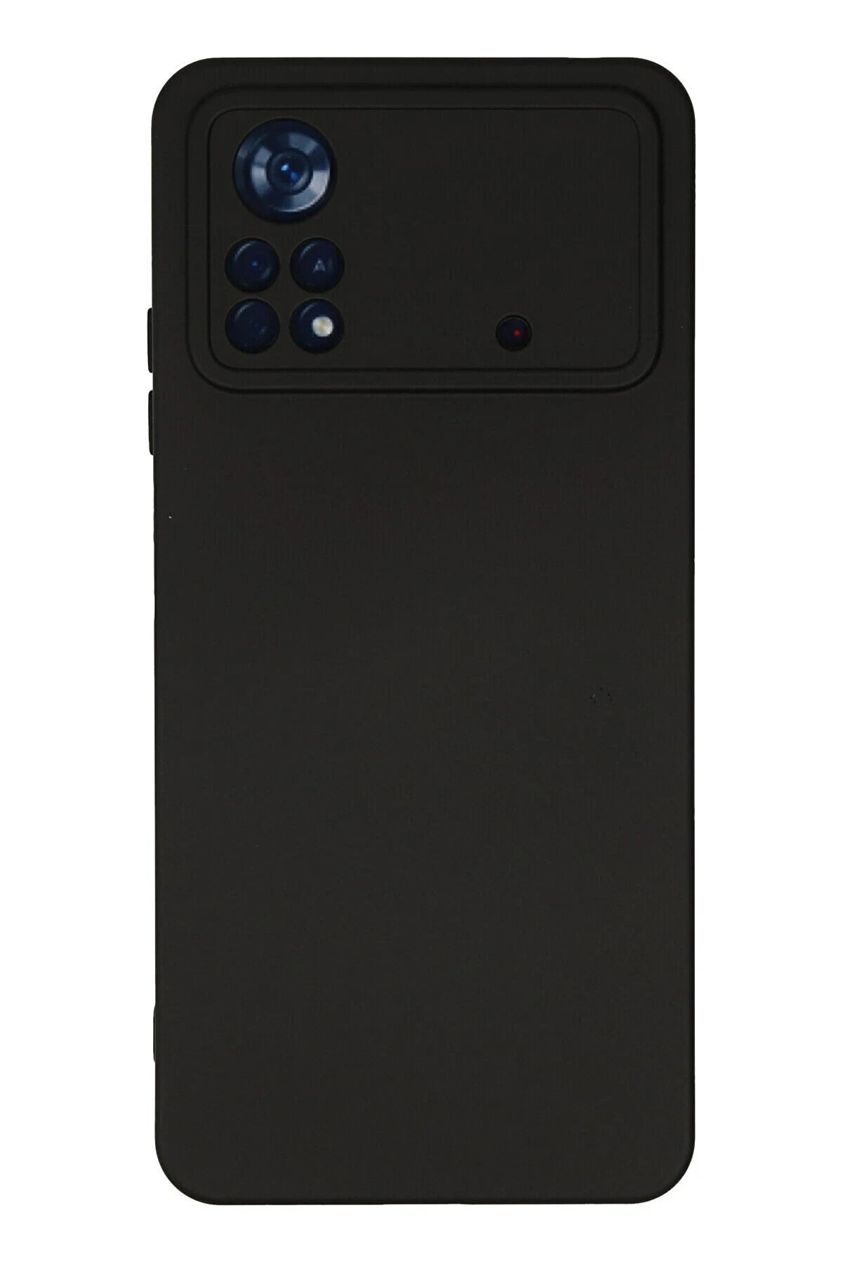 CepteToptan Xiaomi Poco X4 Pro 5G Kılıf Nano içi Kadife Silikon - Siyah - DROPX3552-5098