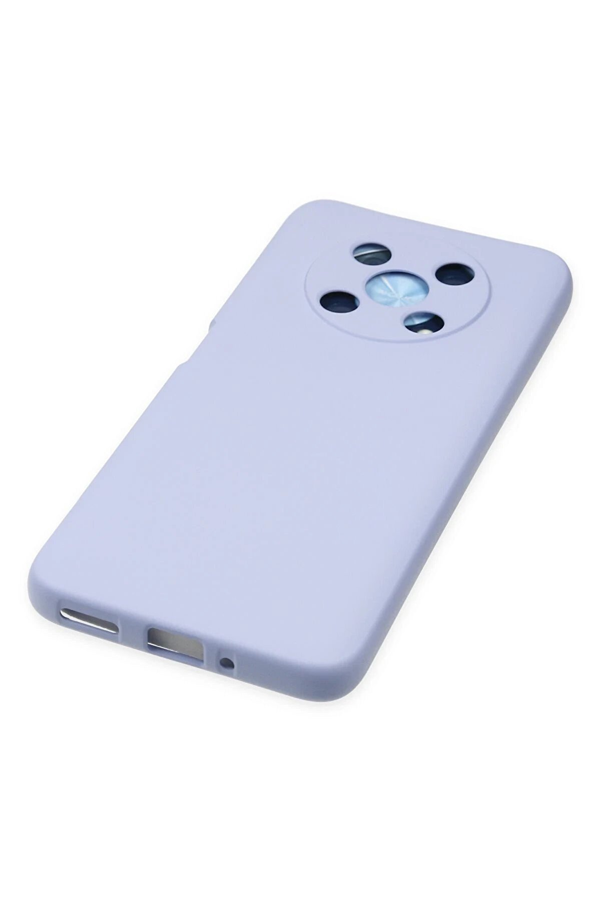 Huawei̇ Nova Y90 Kılıf Nano İ&ccedil;i̇ Kadi̇fe Si̇li̇kon - Li̇la - Dropx5825-4781