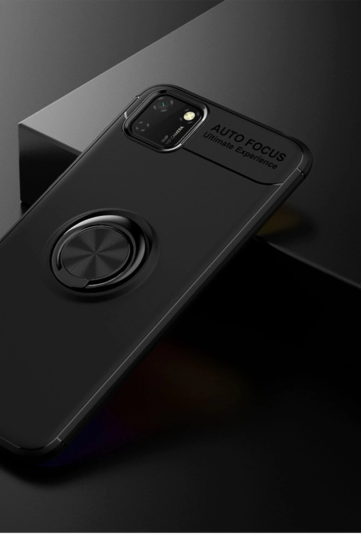 Huawei̇ Y5P Kılıf Range Y&uuml;z&uuml;kl&uuml; Si̇li̇kon - Si̇yah - Brh029676-1189