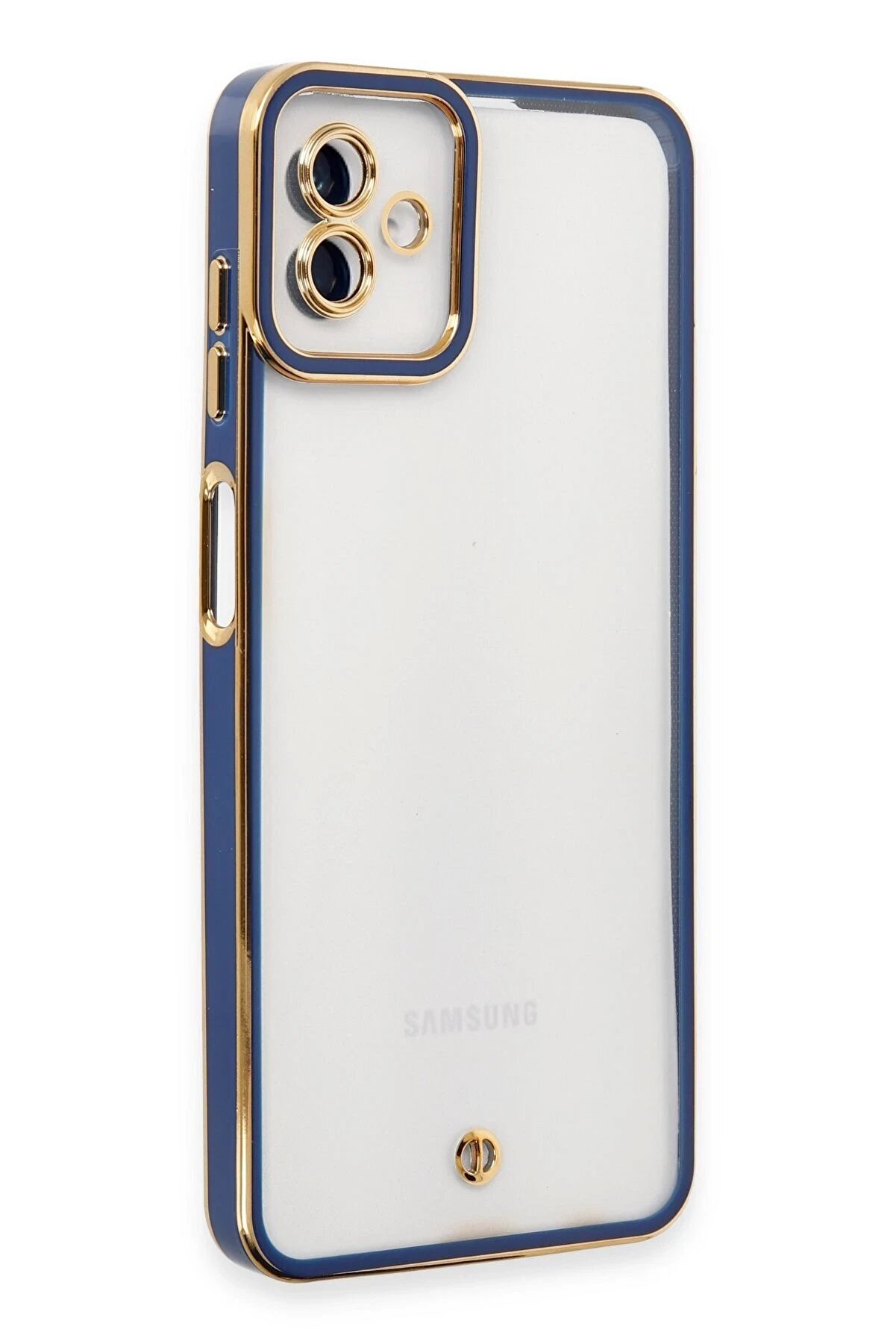 CepteToptan Samsung Galaxy A04 Kılıf Liva Lens Silikon - Mavi - DROPX1029-5061