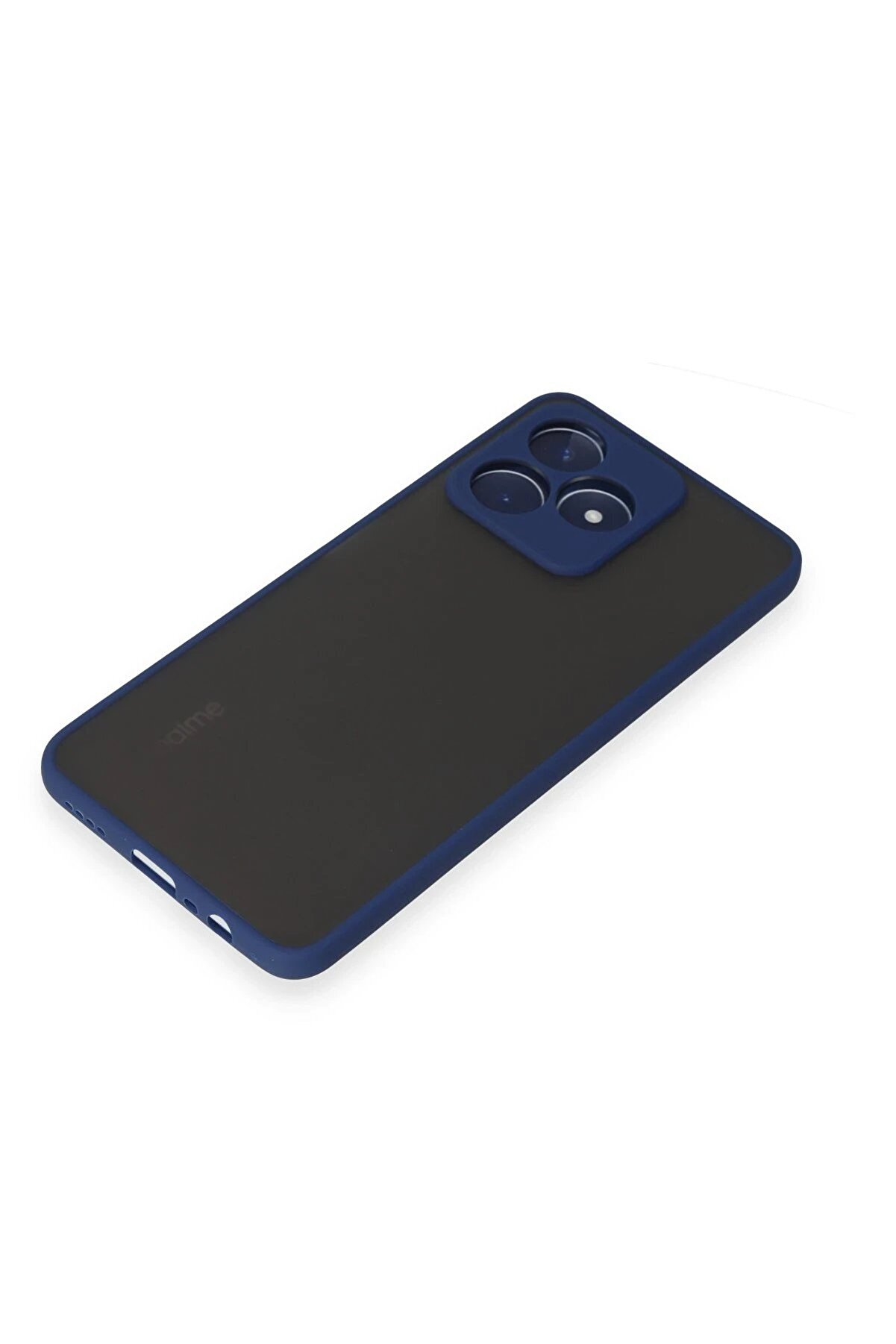 Realme C53 Kılıf Montreal Si̇li̇kon Kapak - Laci̇vert - Dropx2624-2787