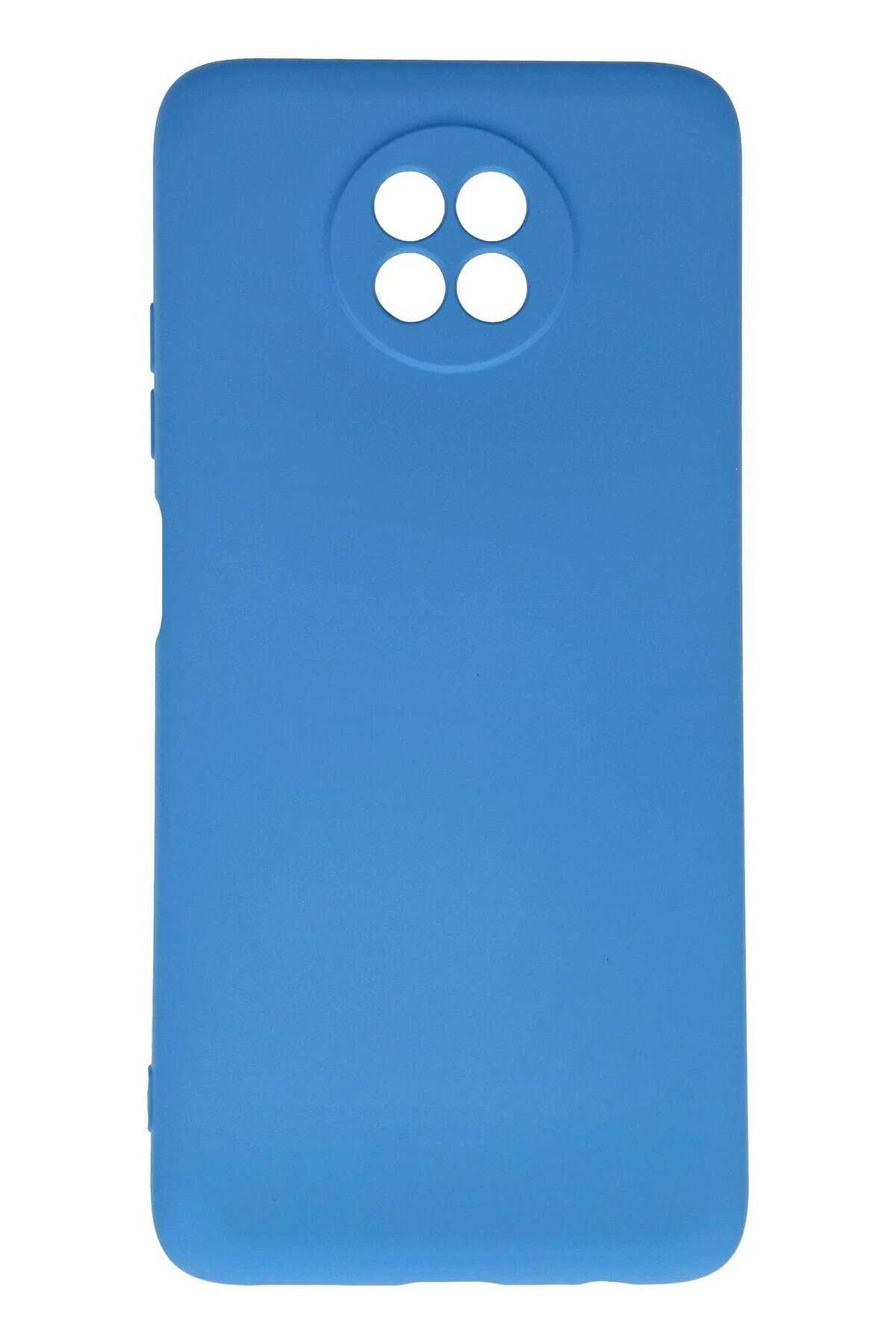 CepteToptan Xiaomi Redmi Note 9 5G Kılıf Nano içi Kadife Silikon - Mavi - DROPX5018-6204