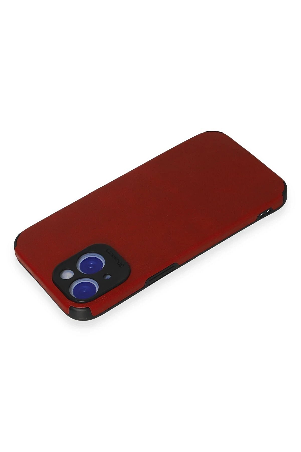 İphone 15 Kılıf Loop Deri̇ Si̇li̇kon - Kırmızı - Dropx3643-2253