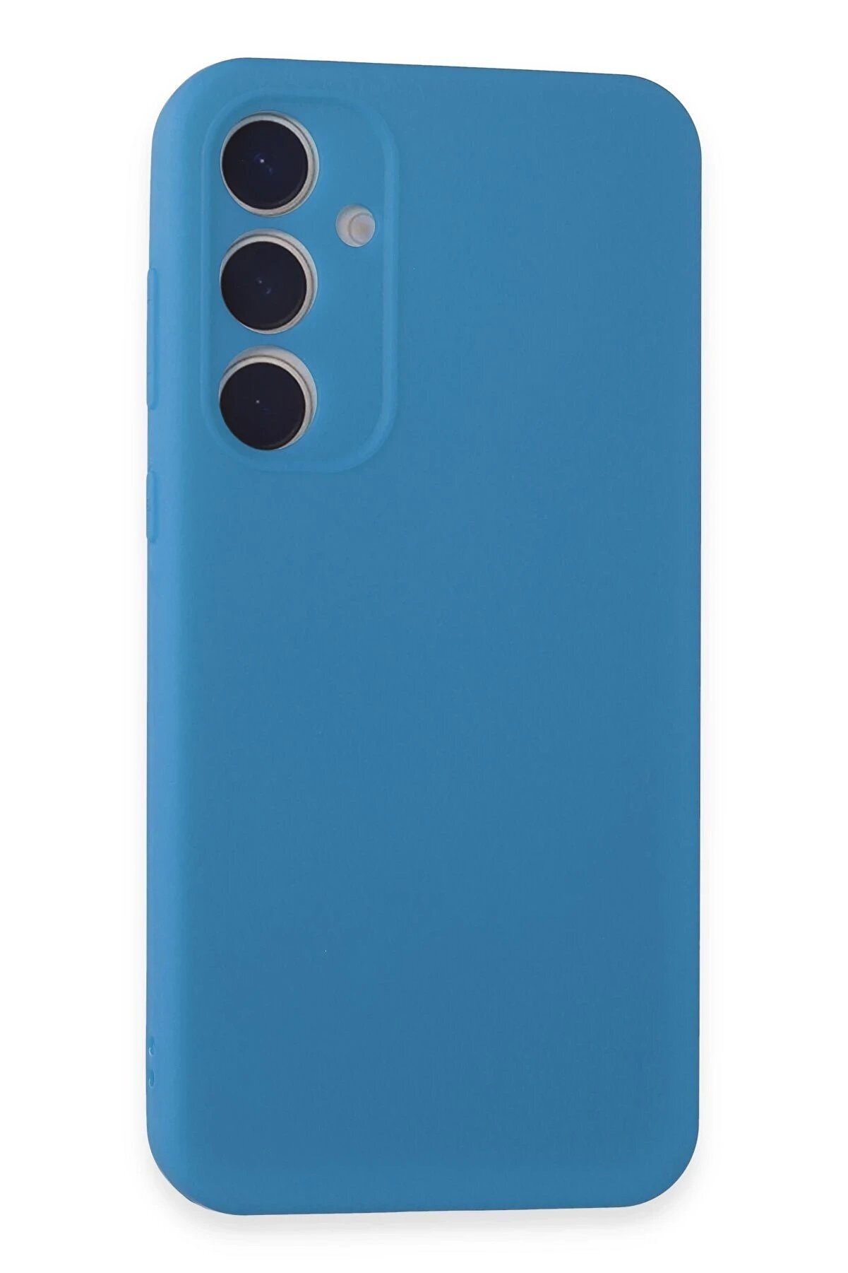 CepteToptan Samsung Galaxy A15 4G Kılıf First Silikon - Mavi - DROPX8096-3427