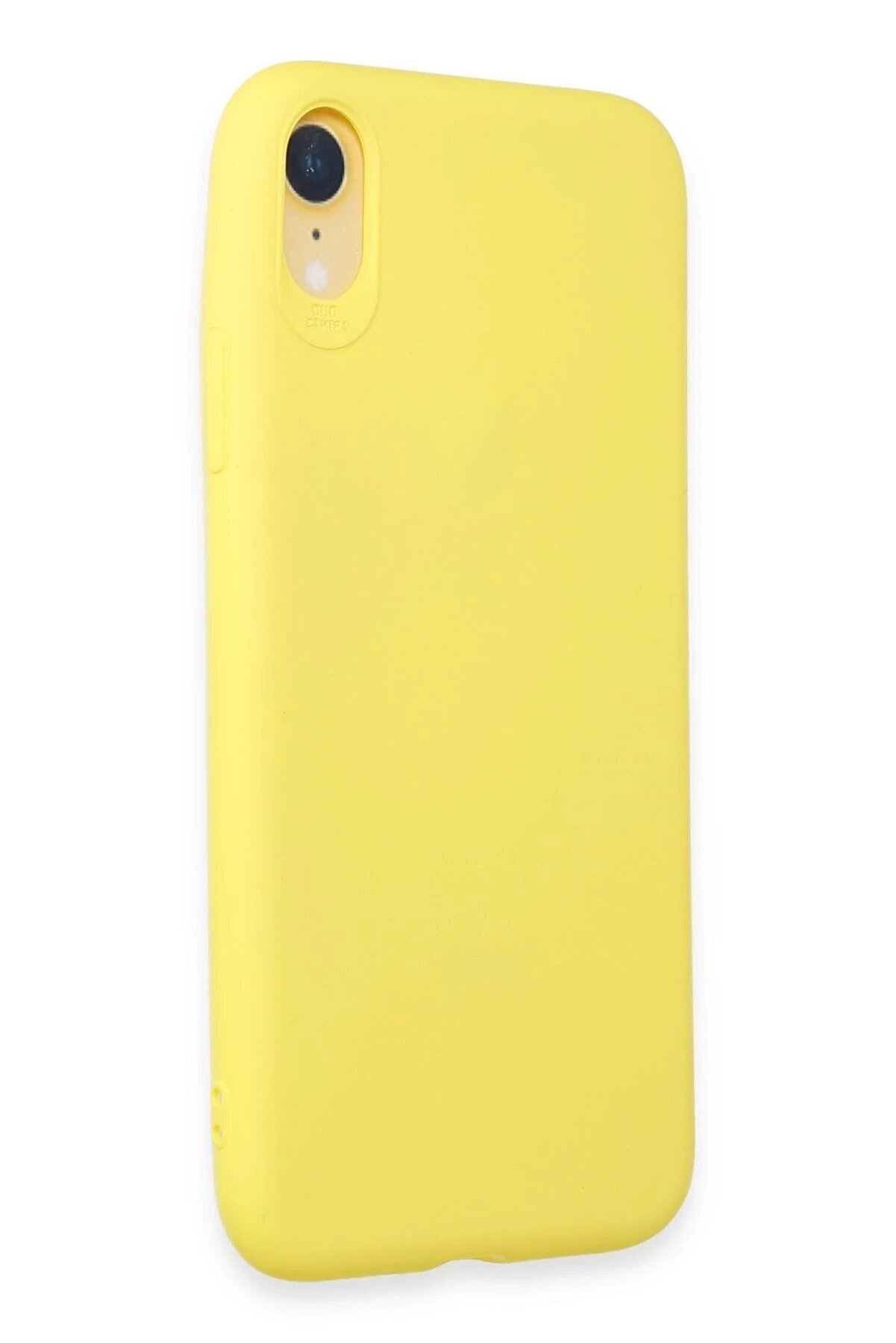 İphone Xr Kılıf Fi̇rst Si̇li̇kon - Sarı - Dropx2129-2283