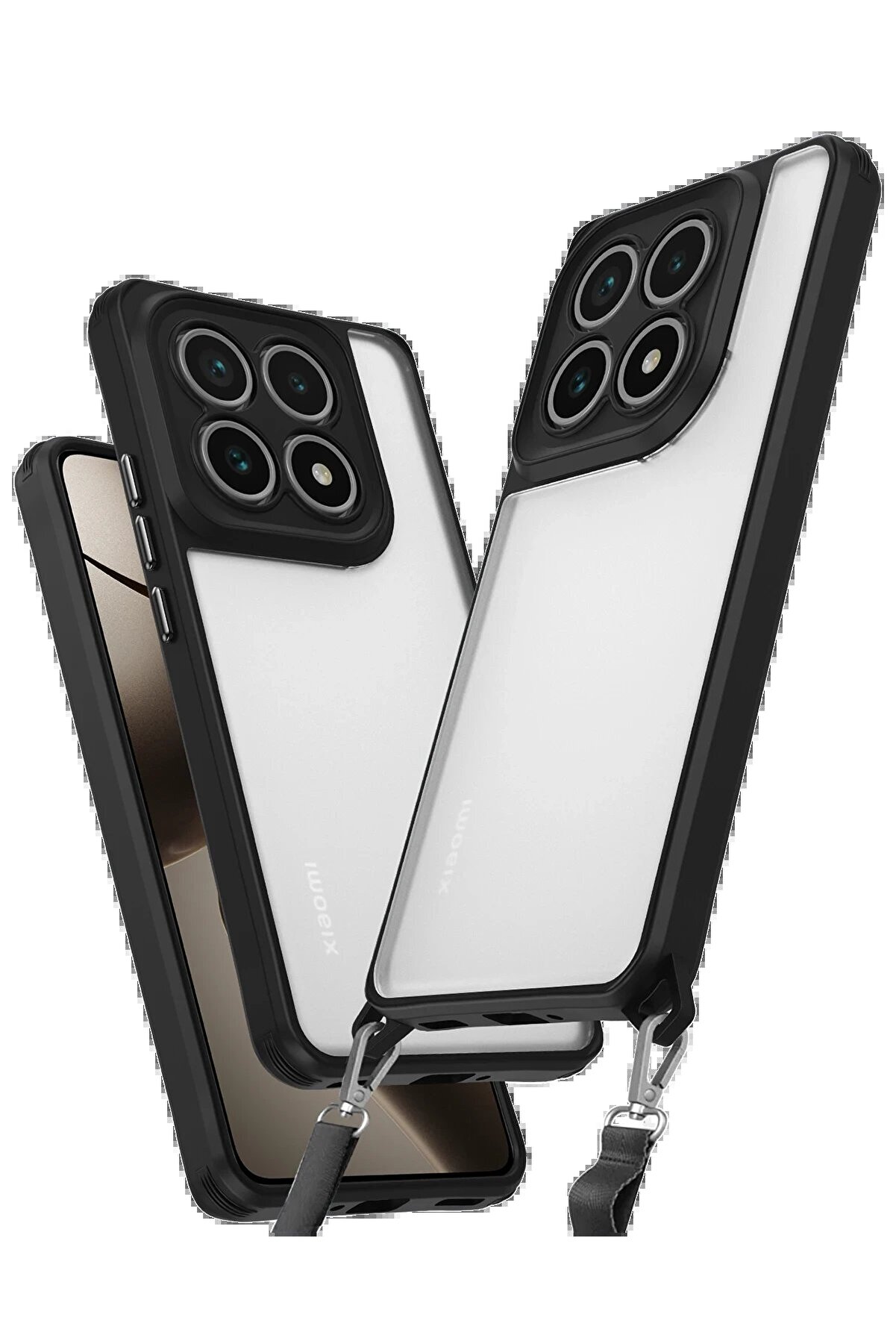 CepteToptan Xiaomi Mi 14T Pro Kılıf Penta Silikon Kılıf - Siyah - DROPX2368-6323