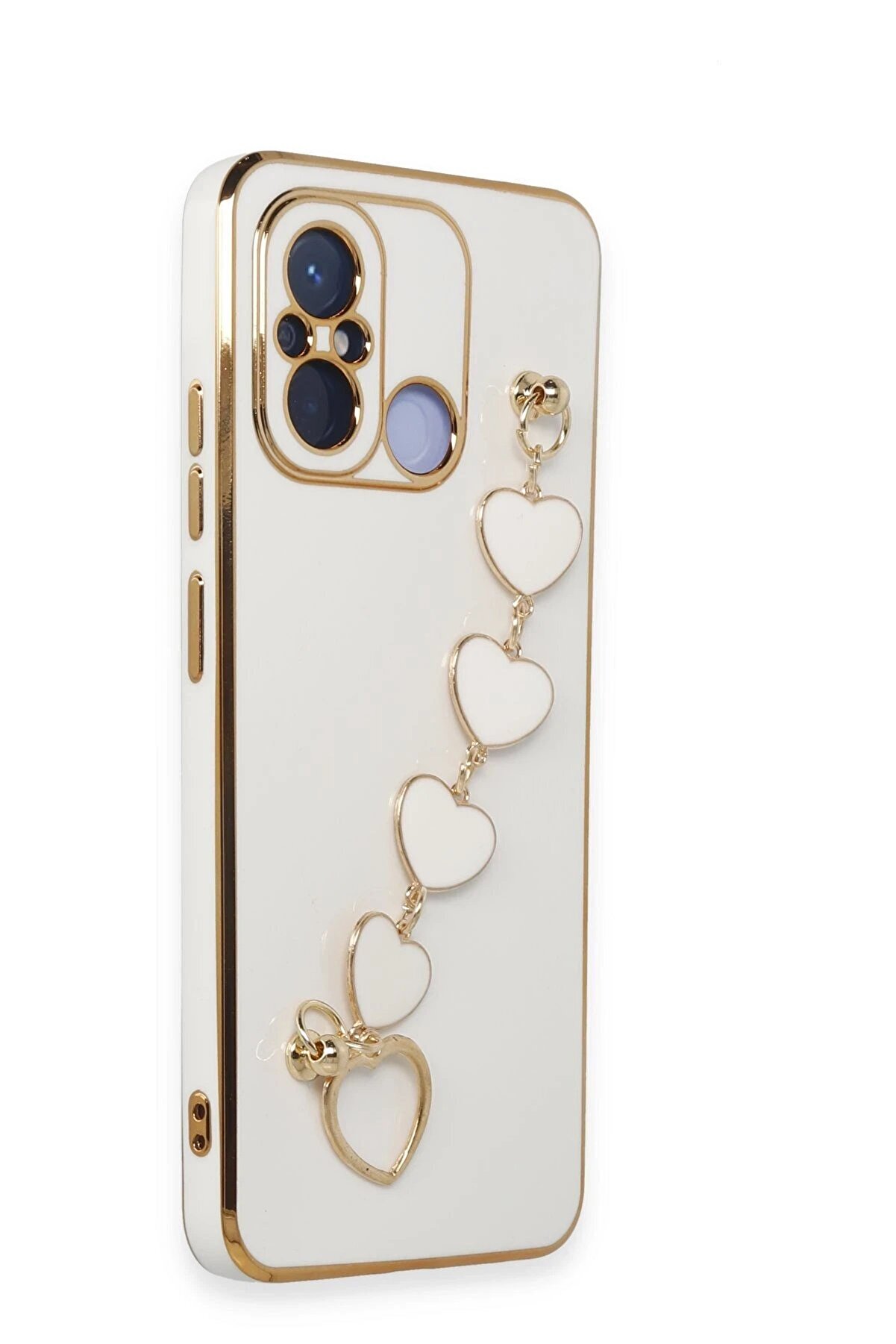 Xi̇aomi̇ Redmi̇ 12C Kılıf Esi̇la Si̇li̇kon - Beyaz - Dropx7929-9997