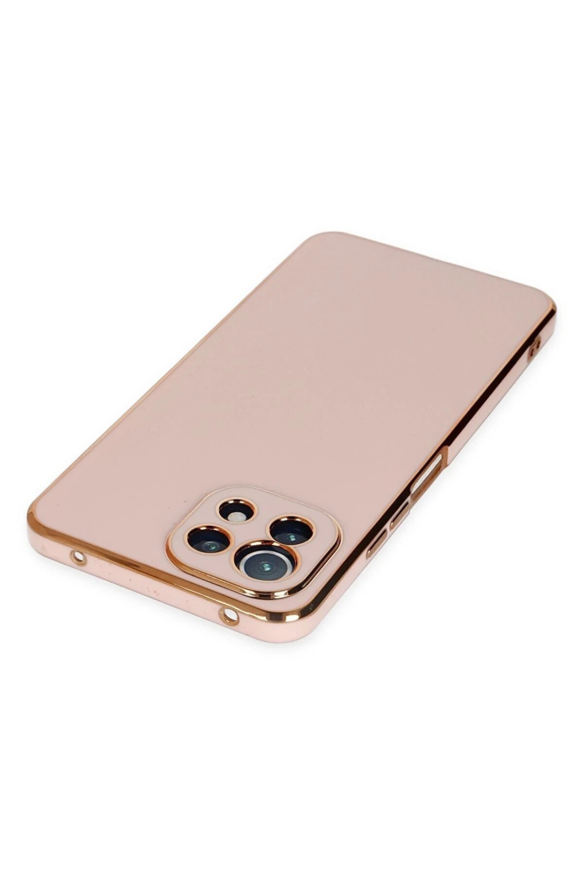 Xi̇aomi̇ Mi̇ 11 Li̇te Kılıf Volet Si̇li̇kon - Pembe - Dropx9501-6463