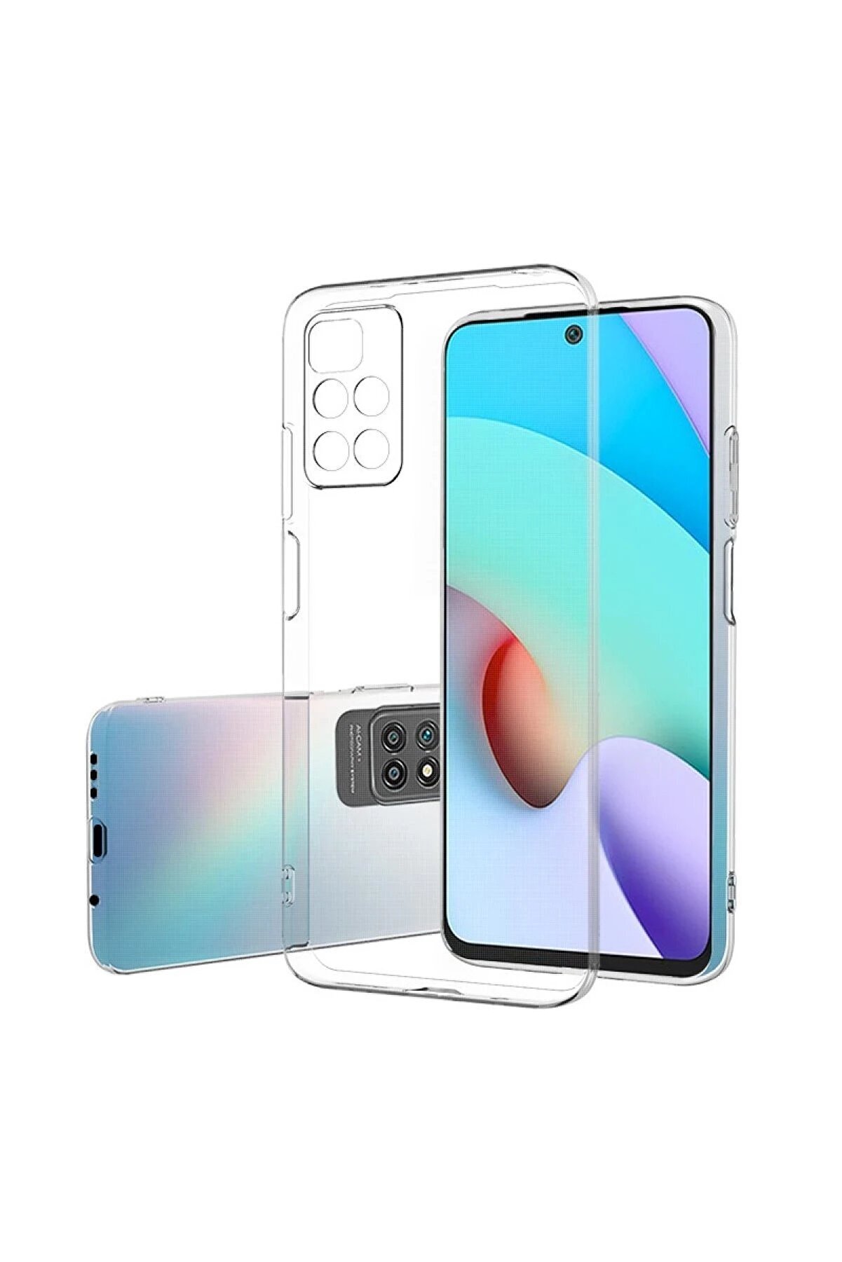 DropCep Xiaomi Redmi 10 2022 Kılıf Lüx Şeffaf Silikon - Ogz9781-1933