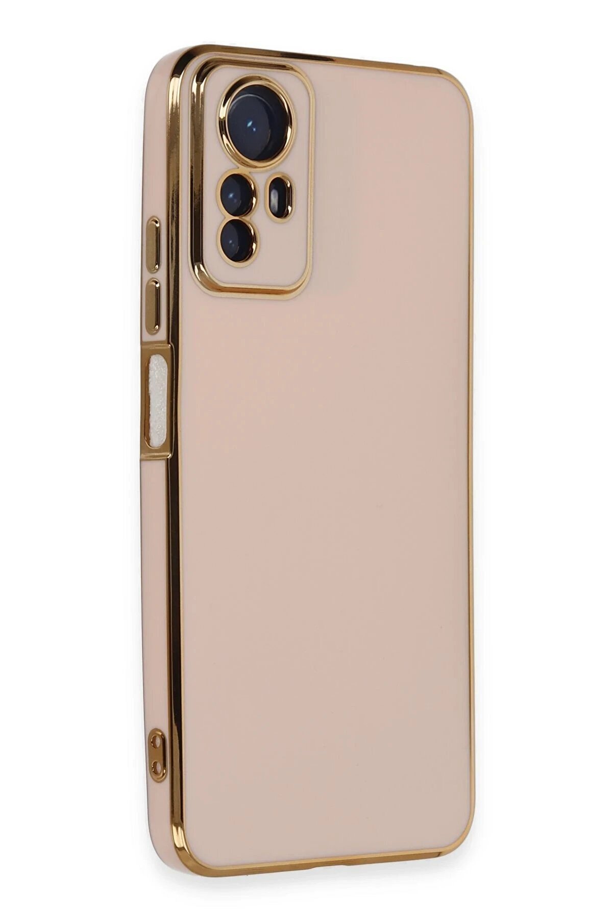 Xi̇aomi̇ Redmi̇ Note 12S Kılıf Volet Si̇li̇kon - Pembe - Dropx8168-7053