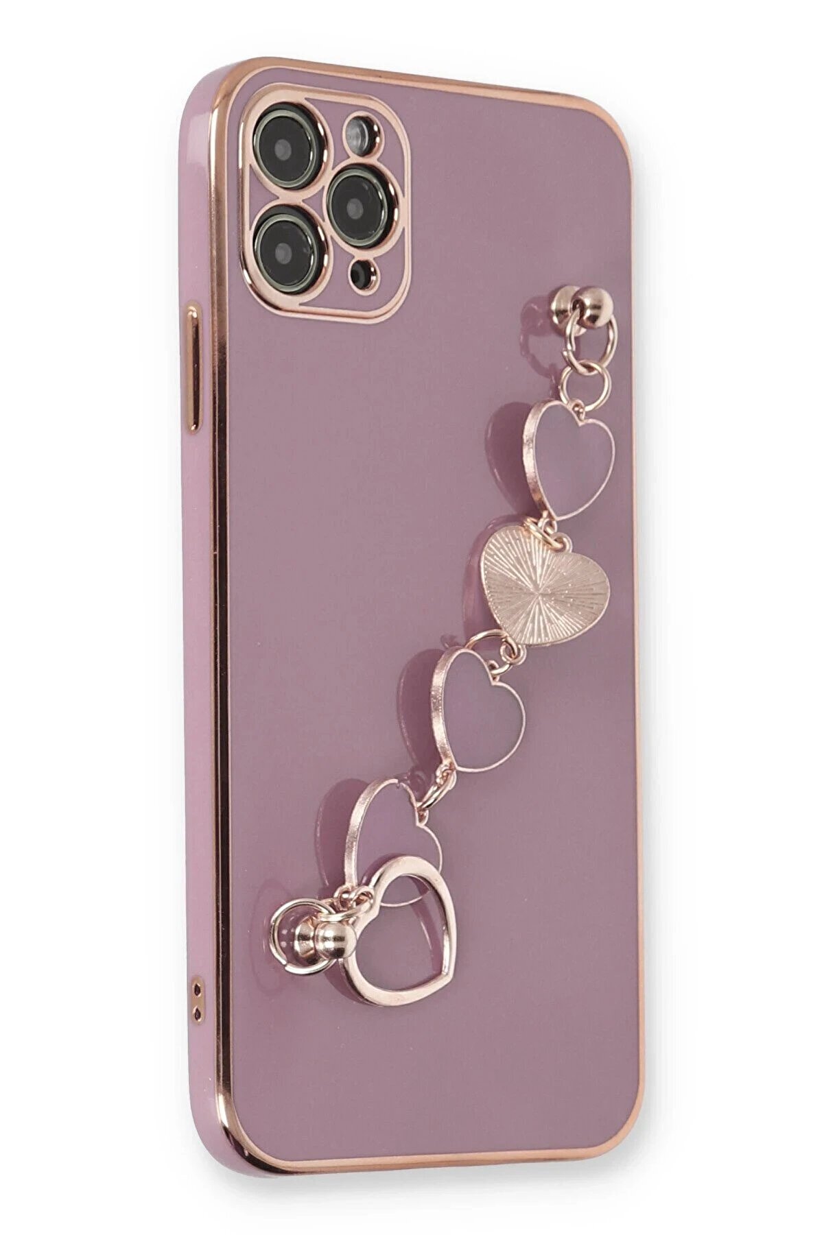 CepteToptan iPhone 11 Pro Max Kılıf Esila Silikon - Mor - DROPX1176-9213