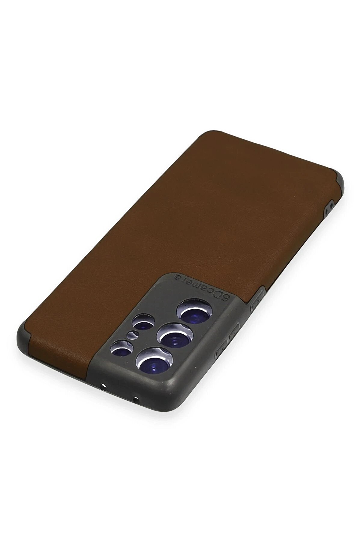 Samsung Galaxy S21 Ultra Kılıf Loop Deri̇ Si̇li̇kon - Kahverengi̇ - Dropx5562-4785