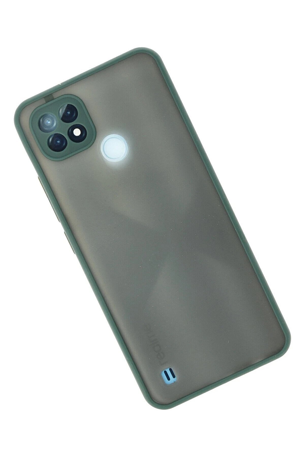Realme C21 Kılıf Montreal Si̇li̇kon Kapak - Yeşi̇l - Dropx1435-2456