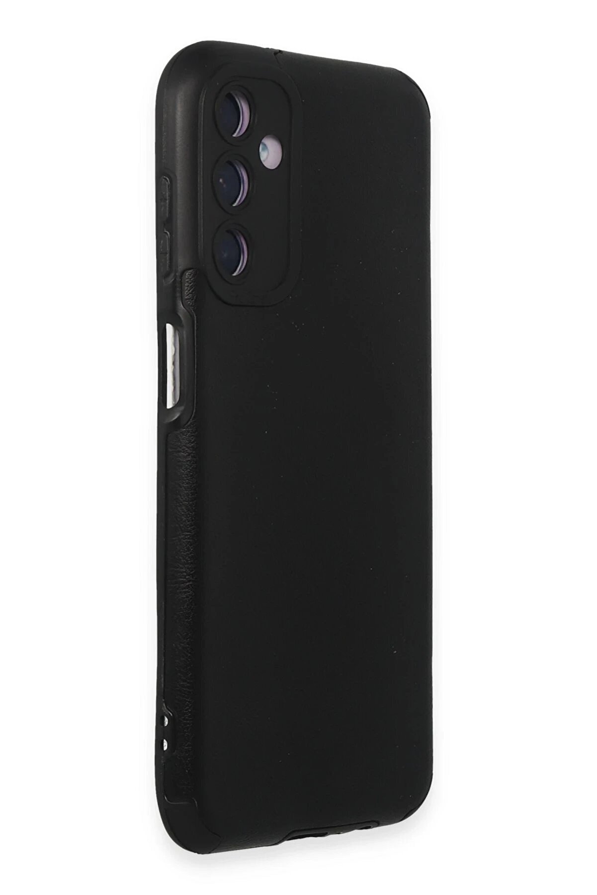 Samsung Galaxy M14 5G Kılıf Loop Deri̇ Si̇li̇kon - Si̇yah - Dropx6538-3531