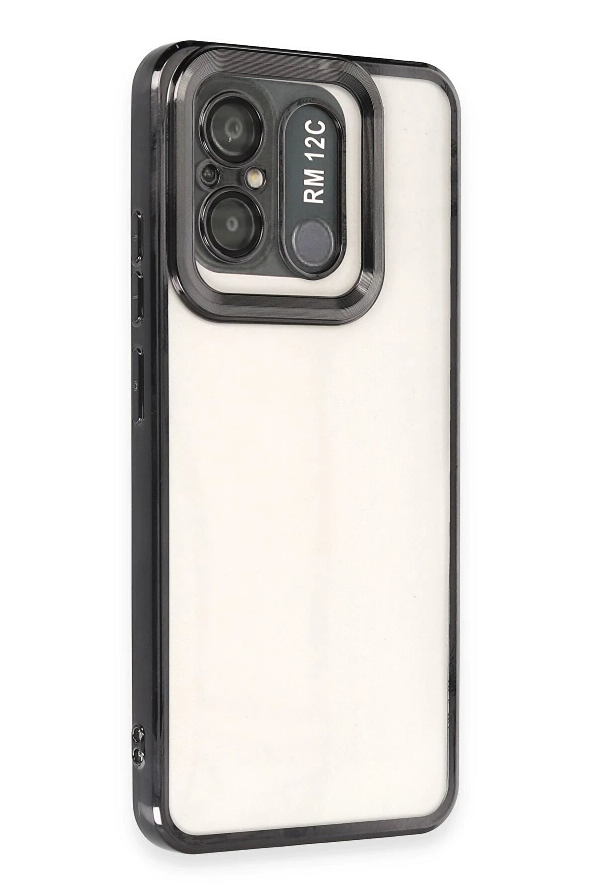 Xi̇aomi̇ Redmi̇ 12C Kılıf Slot Si̇li̇kon - Si̇yah - Dropx9040-9058