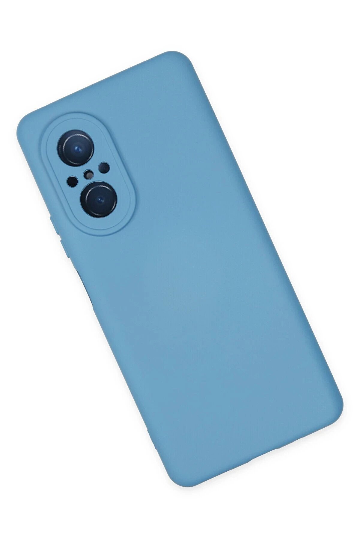 Huawei̇ Nova 9 Se Kılıf Nano İçi̇ Kadi̇fe Si̇li̇kon - Mavi̇ - Dropx5145-5596