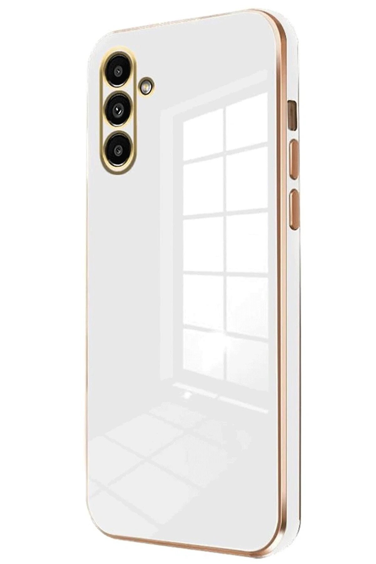 Samsung Galaxy S25 Plus Kılıf Volet Si̇li̇kon - Beyaz - Dropx9075-1432