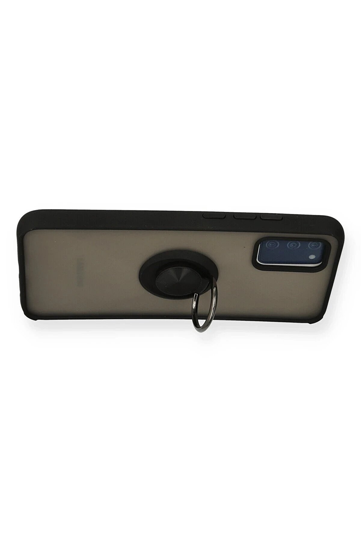 Samsung Galaxy A02S Kılıf Montreal Y&uuml;z&uuml;kl&uuml; Si̇li̇kon Kapak - Si̇yah - Dropx8743-2171