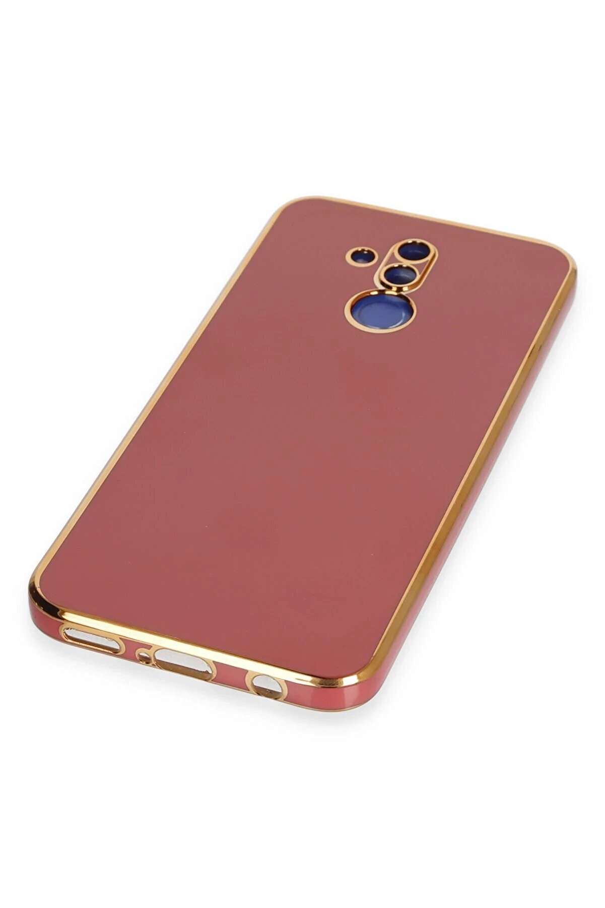 Huawei̇ Mate 20 Li̇te Kılıf Volet Si̇li̇kon - Kırmızı - Dropx7886-8244