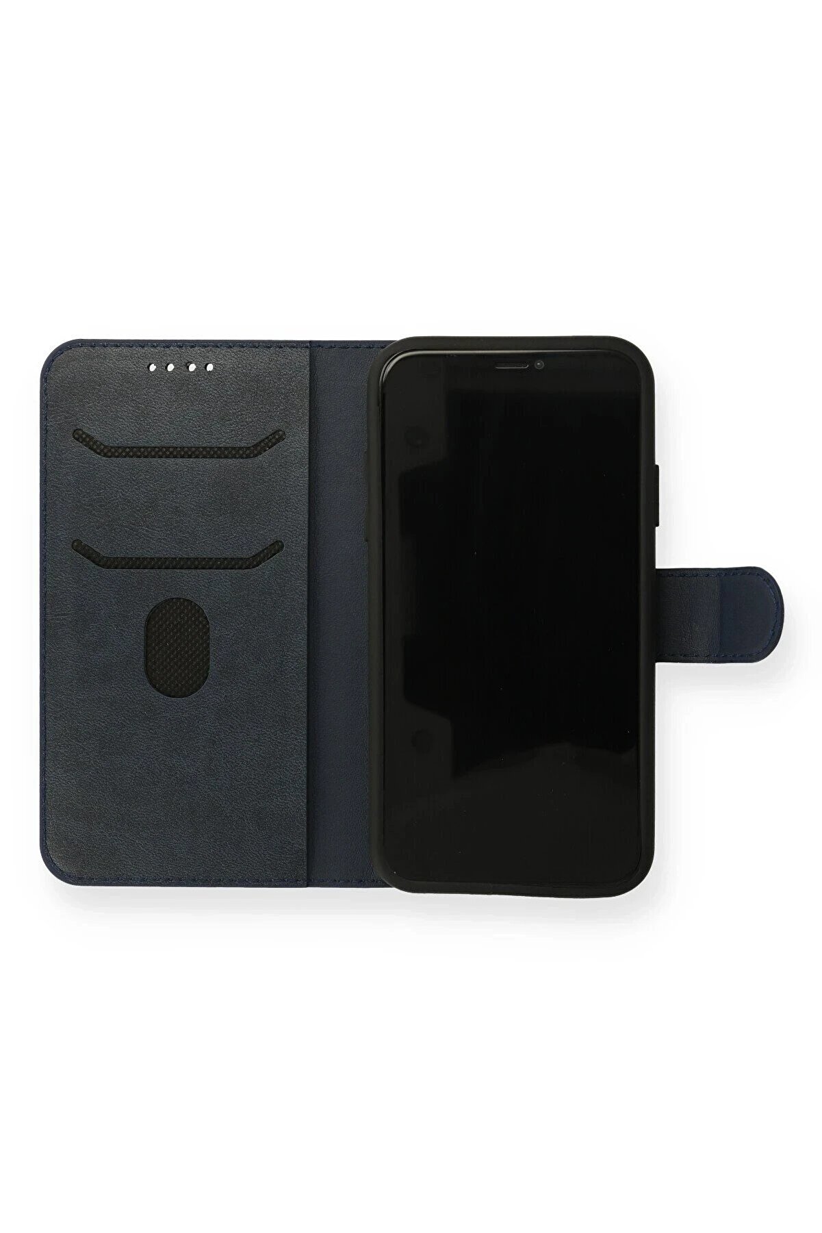 İphone 13 Mi̇ni̇ Kılıf Trend S Plus Kapaklı Kılıf - Laci̇vert - Dropx4734-3074