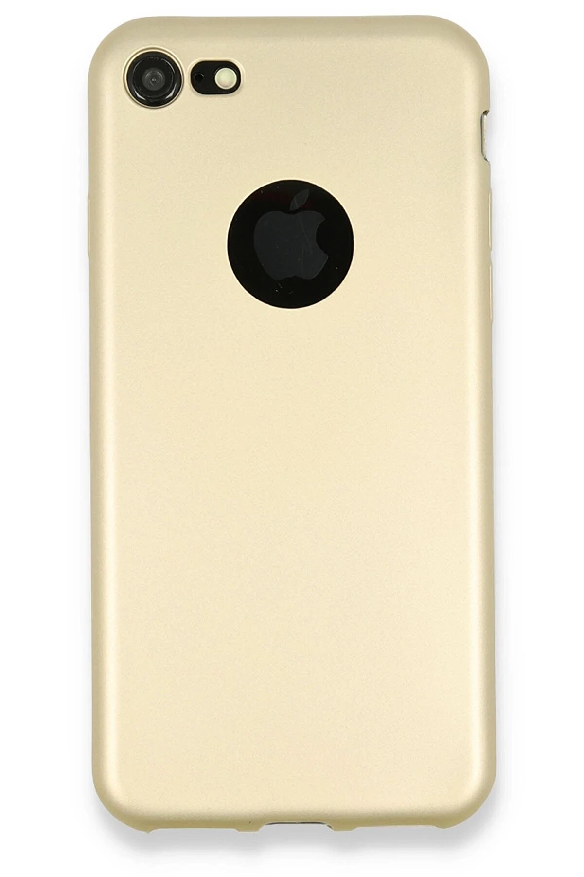 CepteToptan iPhone 7 Kılıf First Silikon - Gold - DROPX3986-3247