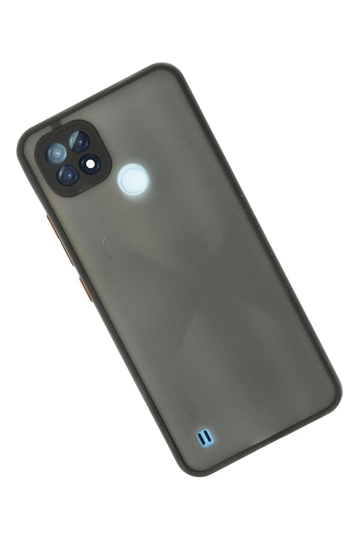 Realme C21 Kılıf Montreal Si̇li̇kon Kapak - Si̇yah - Dropx6692-7205