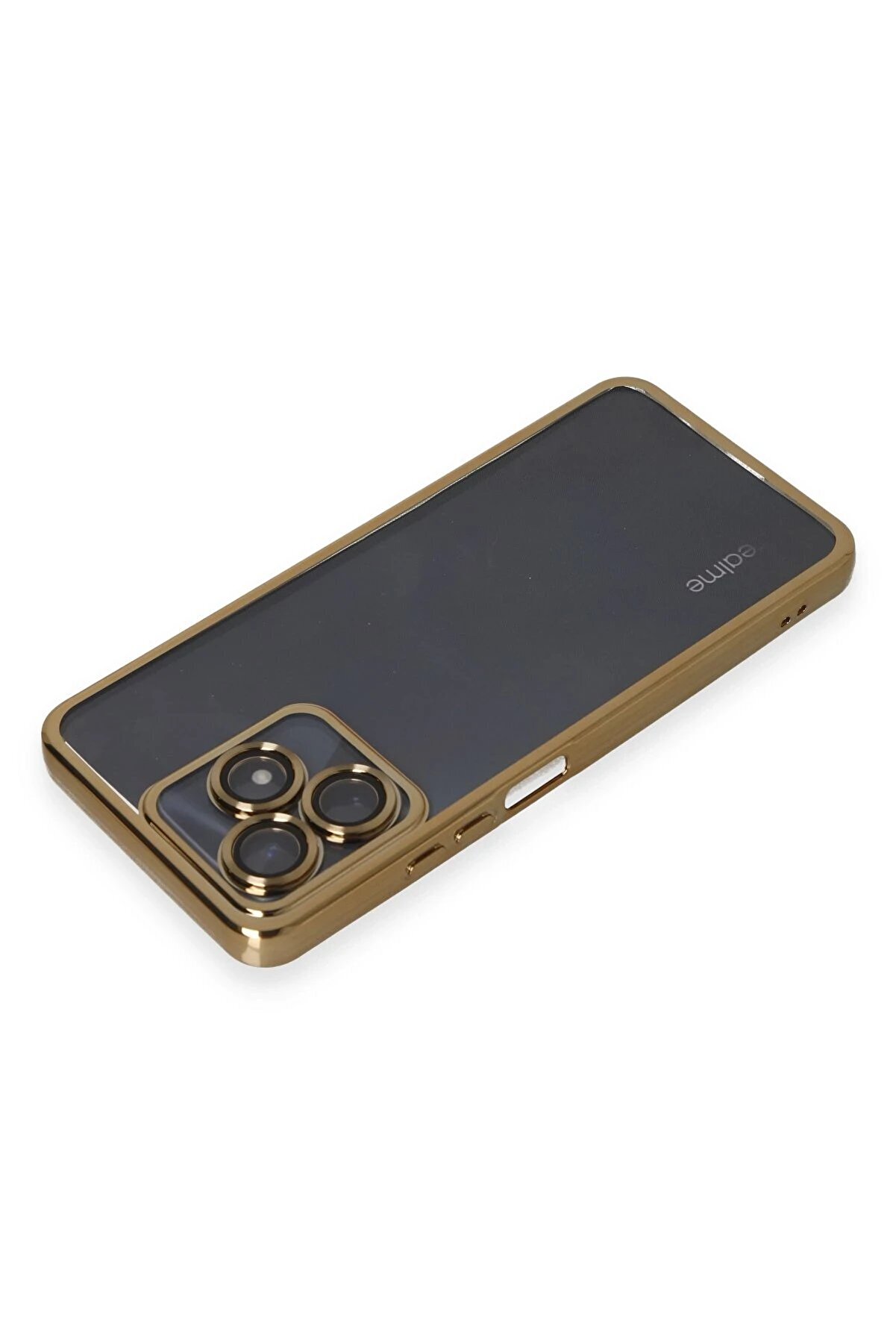 Realme C53 Kılıf Lensli̇ Si̇li̇kon - Gold - Dropx2257-2078
