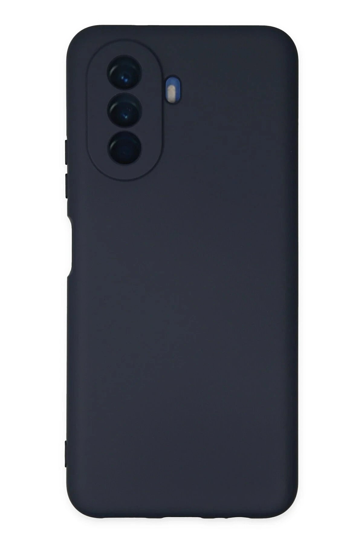 Huawei̇ Nova Y70 Kılıf Nano İçi̇ Kadi̇fe Si̇li̇kon - Laci̇vert - Dropx3173-2830