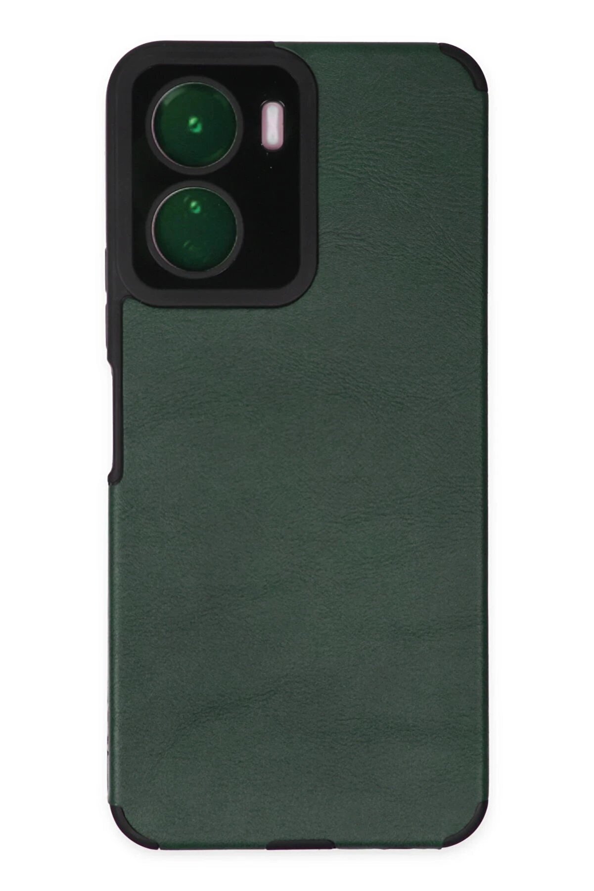 CepteToptan Vivo Y16 Kılıf Loop Deri Silikon - Yeşil - DROPX1295-9651