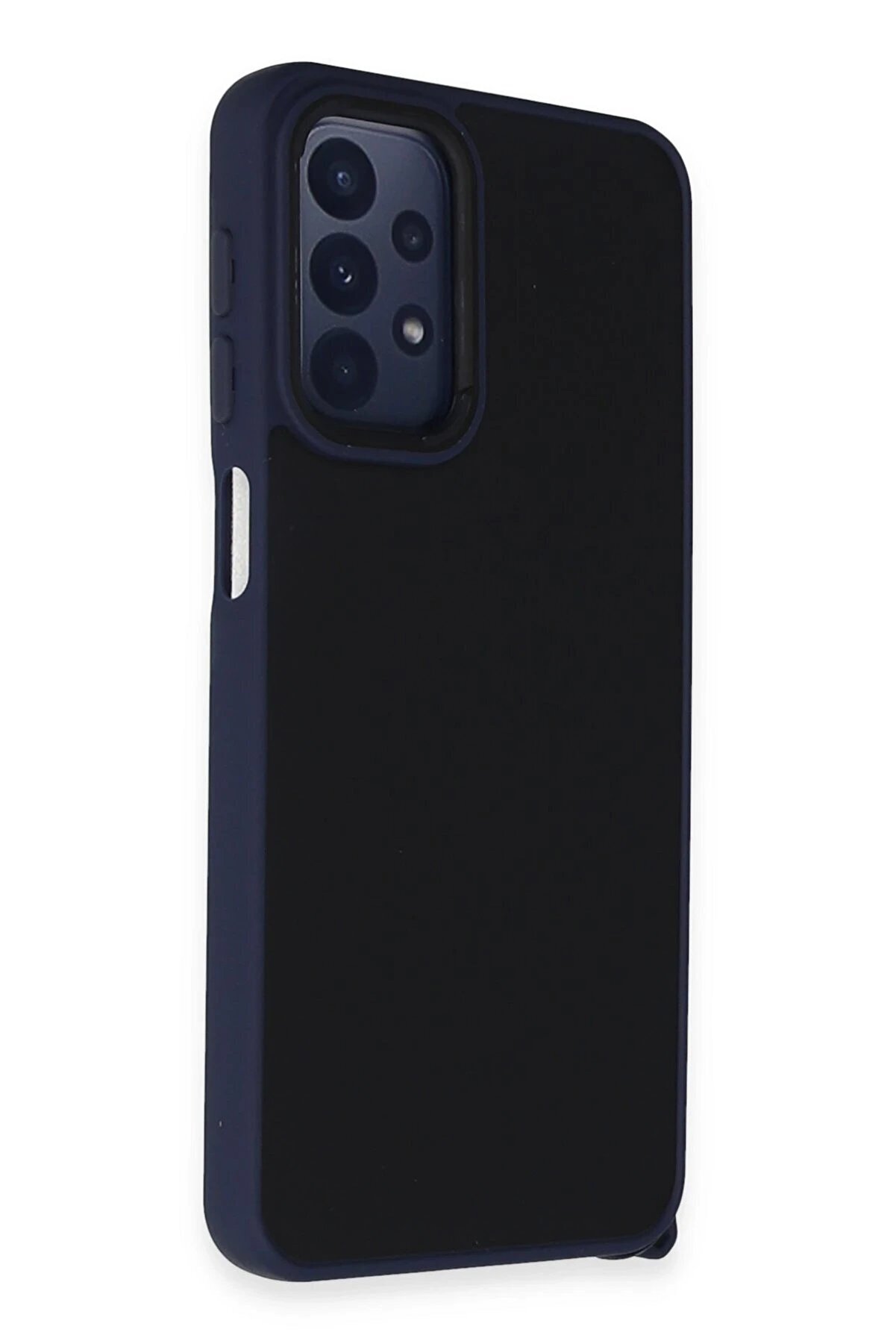 CepteToptan Samsung Galaxy A23 4G Kılıf Elegant Kapak - Lacivert - DROPX3105-5378