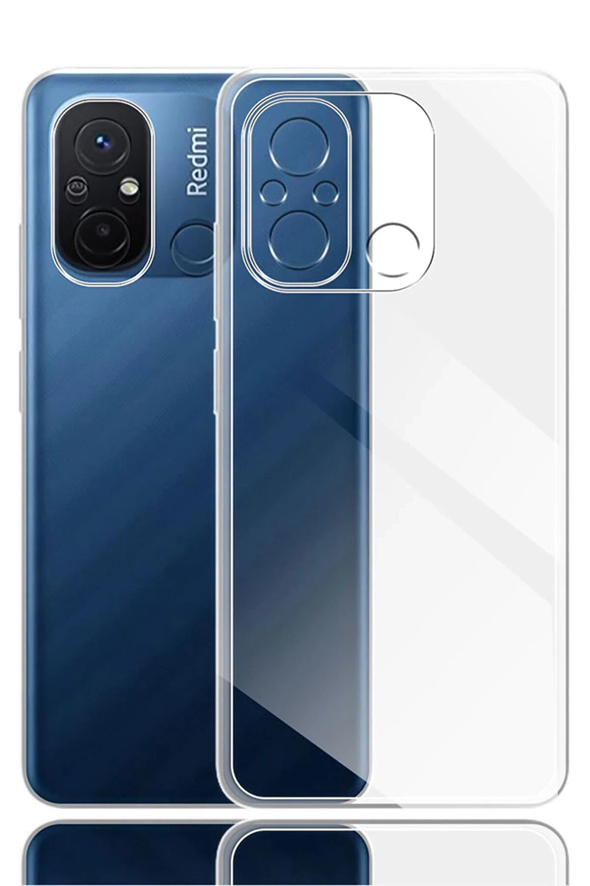 CepteToptan Xiaomi Redmi 12C Kılıf Lüx Şeffaf Silikon - DROPX9381-4087