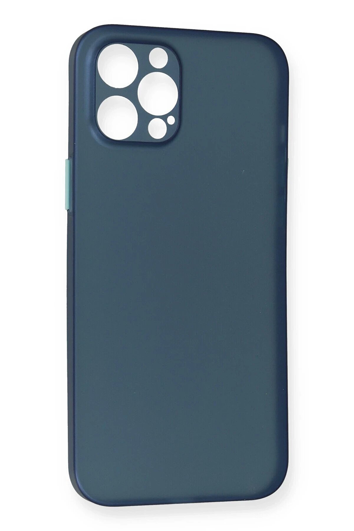 İphone 12 Pro Max Kılıf Pp Ultra İnce Kapak - Mavi̇ - Dropx9877-2238