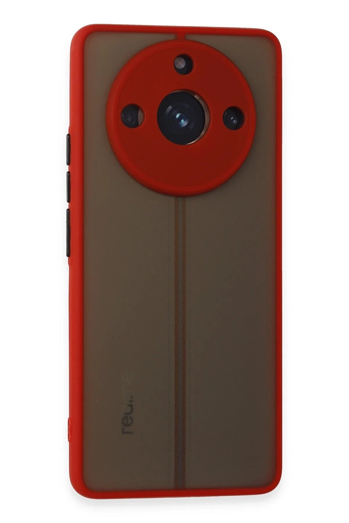 CepteToptan Realme 11 Pro Kılıf Montreal Silikon Kapak - Kırmızı - DROPX1036-9963