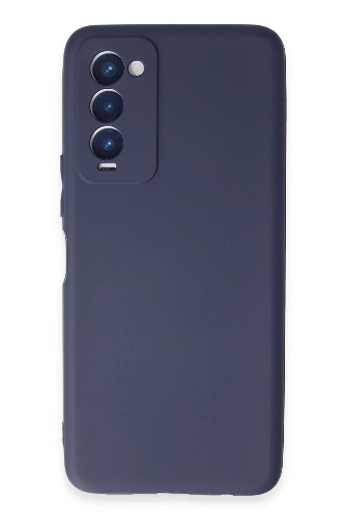 CepteToptan Tecno Camon 18 Kılıf First Silikon - Lacivert - DROPX1947-3691