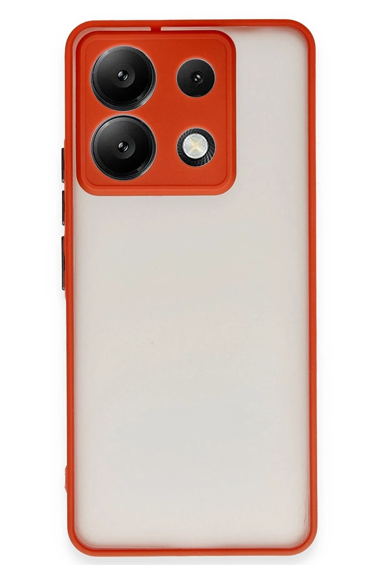 CepteToptan Xiaomi Redmi Note 13 Pro 5G Kılıf Montreal Silikon Kapak - Kırmızı - DROPX1439-7687