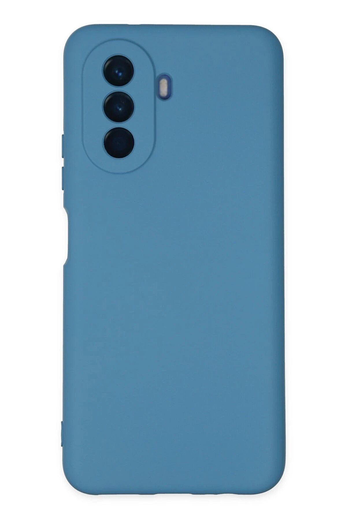 CepteToptan Huawei Nova Y70 Kılıf Nano içi Kadife Silikon - Mavi - DROPX5655-3556