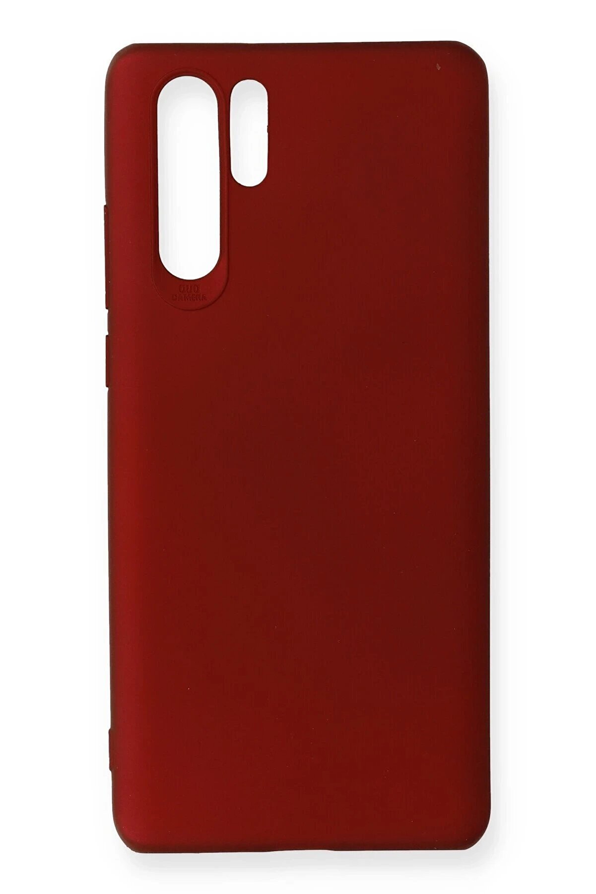 CepteToptan Huawei P30 Pro Kılıf First Silikon - Bordo - DROPX9744-1520