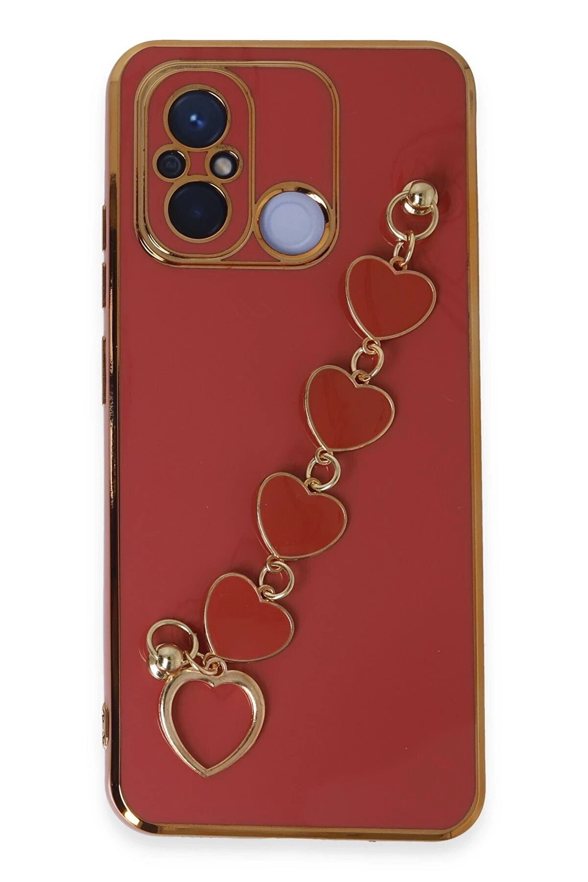 CepteToptan Xiaomi Redmi 12C Kılıf Esila Silikon - Kırmızı - DROPX6965-7248