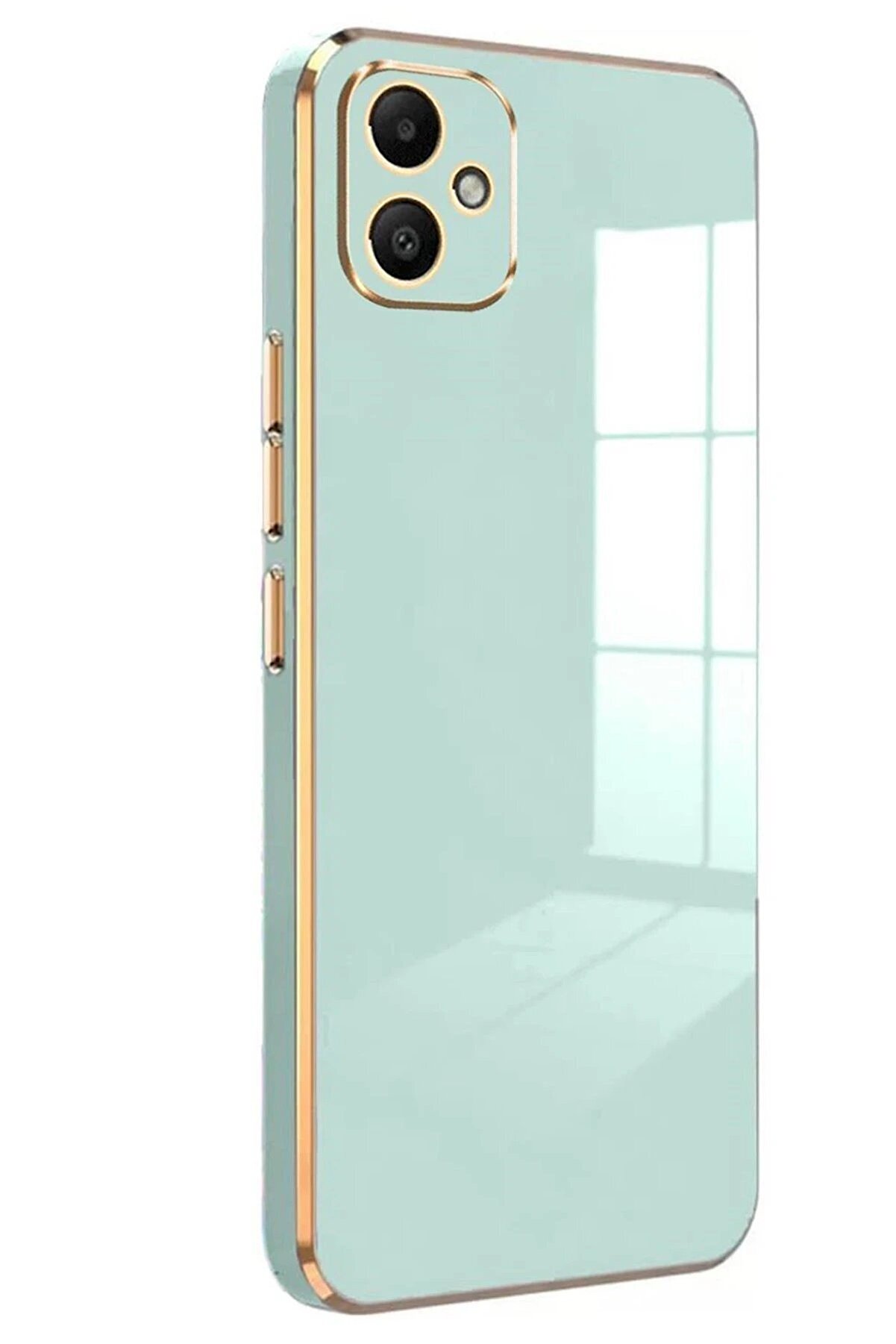 CepteToptan Samsung Galaxy A05 Kılıf Volet Silikon - Açık Yeşil - DROPX4992-7275