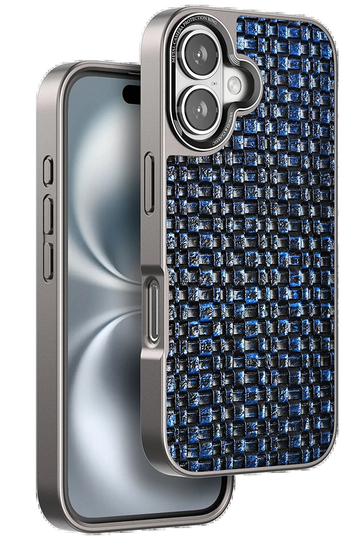 CepteToptan iPhone 16 Brand Kapak - Lacivert - DROPX7151-2015