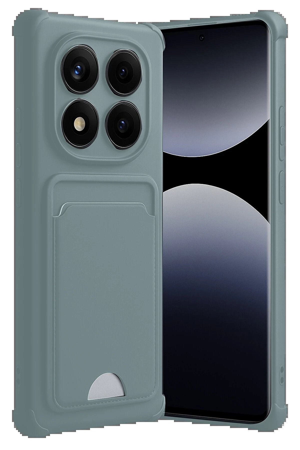 CepteToptan Xiaomi Redmi Note 14 Pro 5G Kelvin Kartvizitli Silikon - A&ccedil;ık Yeşil - DROPX2522-4274