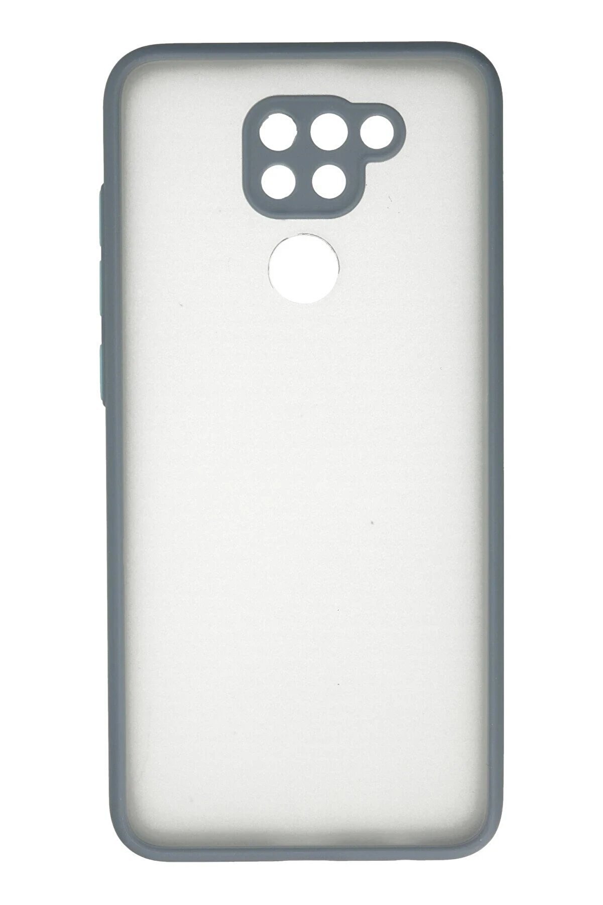 CepteToptan Xiaomi Redmi Note 9 Kılıf Montreal Silikon Kapak - Gri - DROPX3277-8879