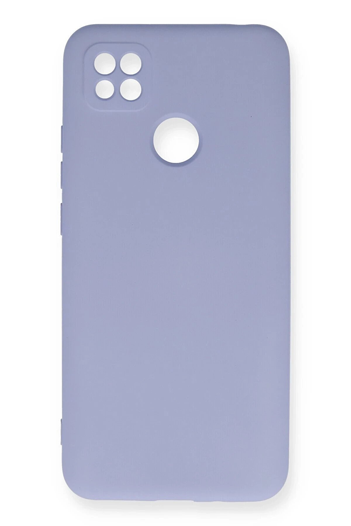 CepteToptan Xiaomi Redmi 9C Kılıf Nano i&ccedil;i Kadife Silikon - Lila - DROPX2706-2147