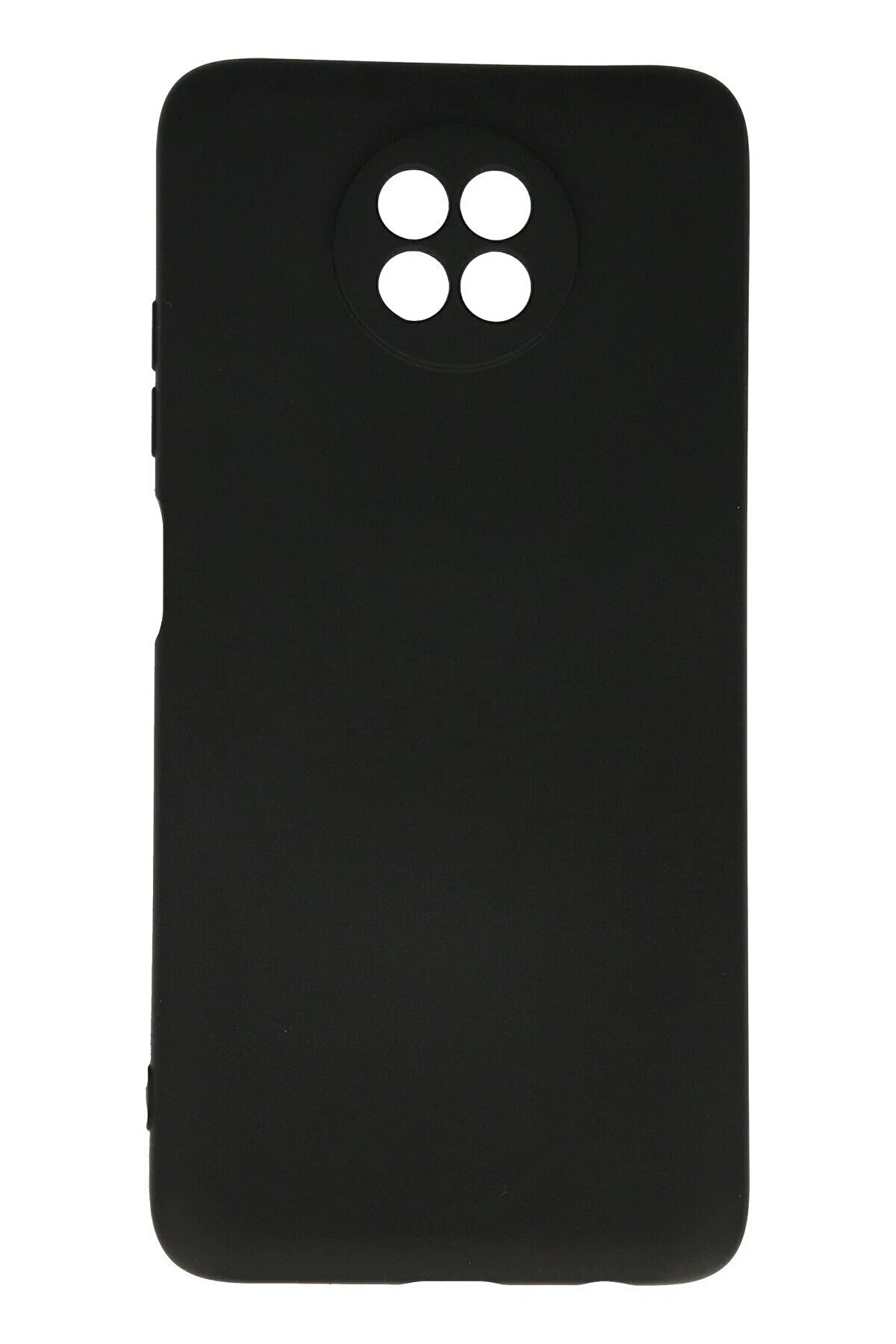 CepteToptan Xiaomi Redmi Note 9 5G Kılıf Nano içi Kadife Silikon - Siyah - DROPX4577-7452