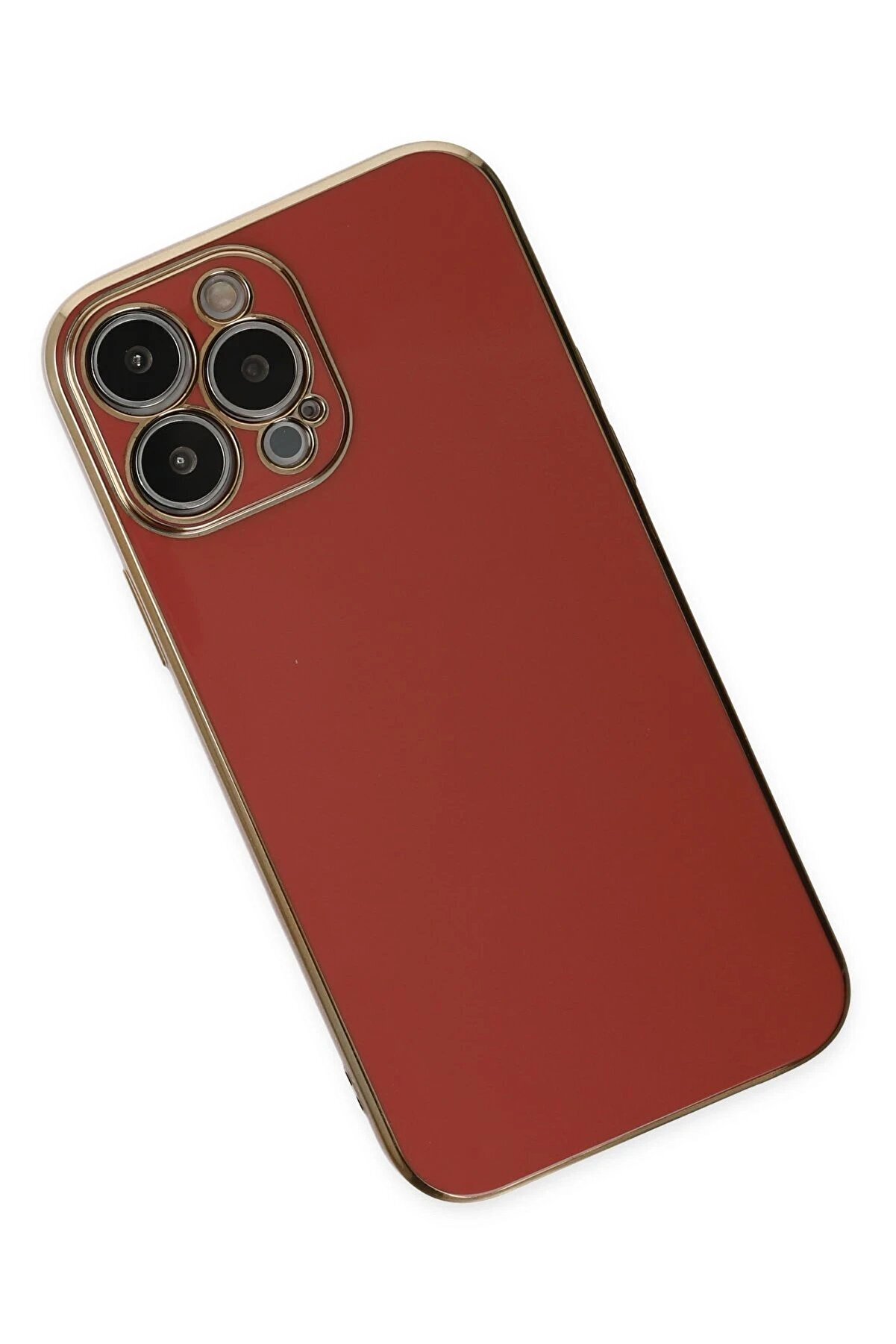 İphone 15 Pro Max Kılıf Volet Si̇li̇kon - Kırmızı - Dropx1552-8349