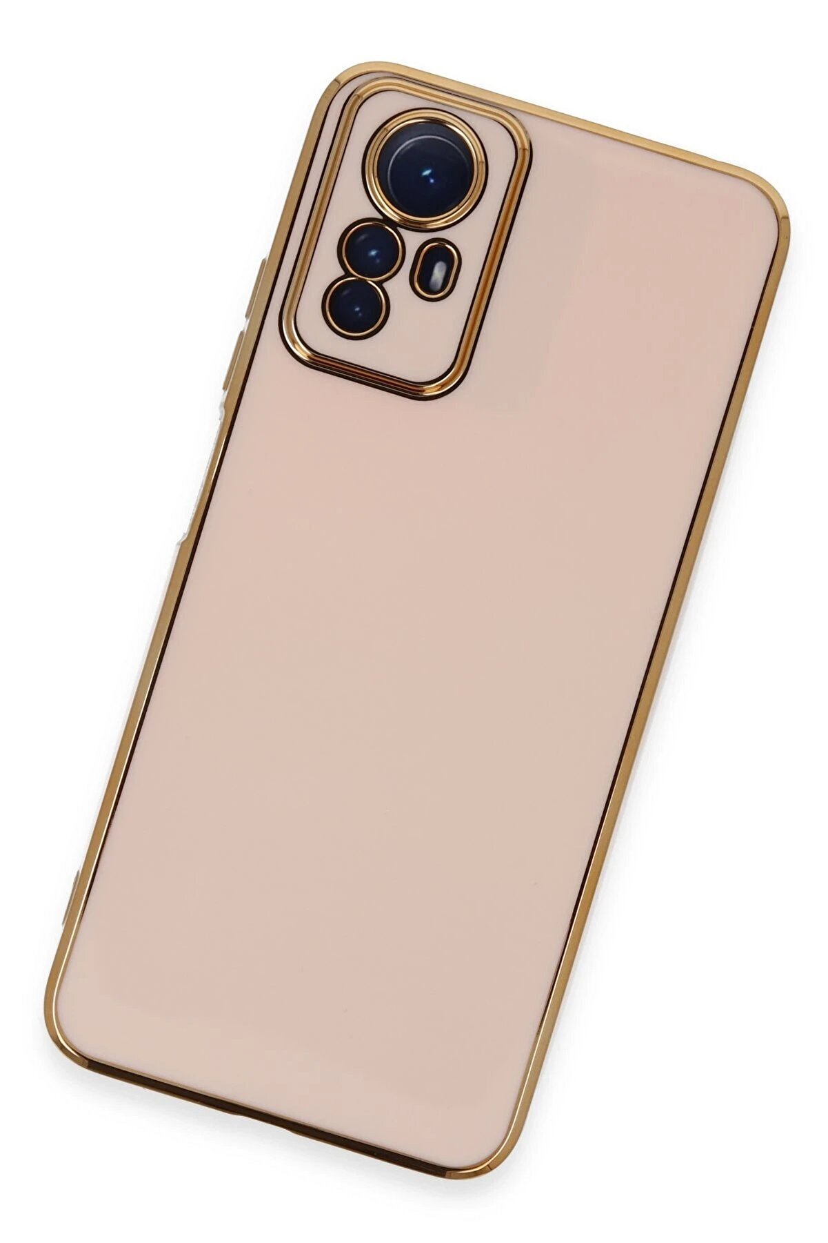 Xi̇aomi̇ Redmi̇ Note 12S Kılıf Volet Si̇li̇kon - Pembe - Dropx8168-7053