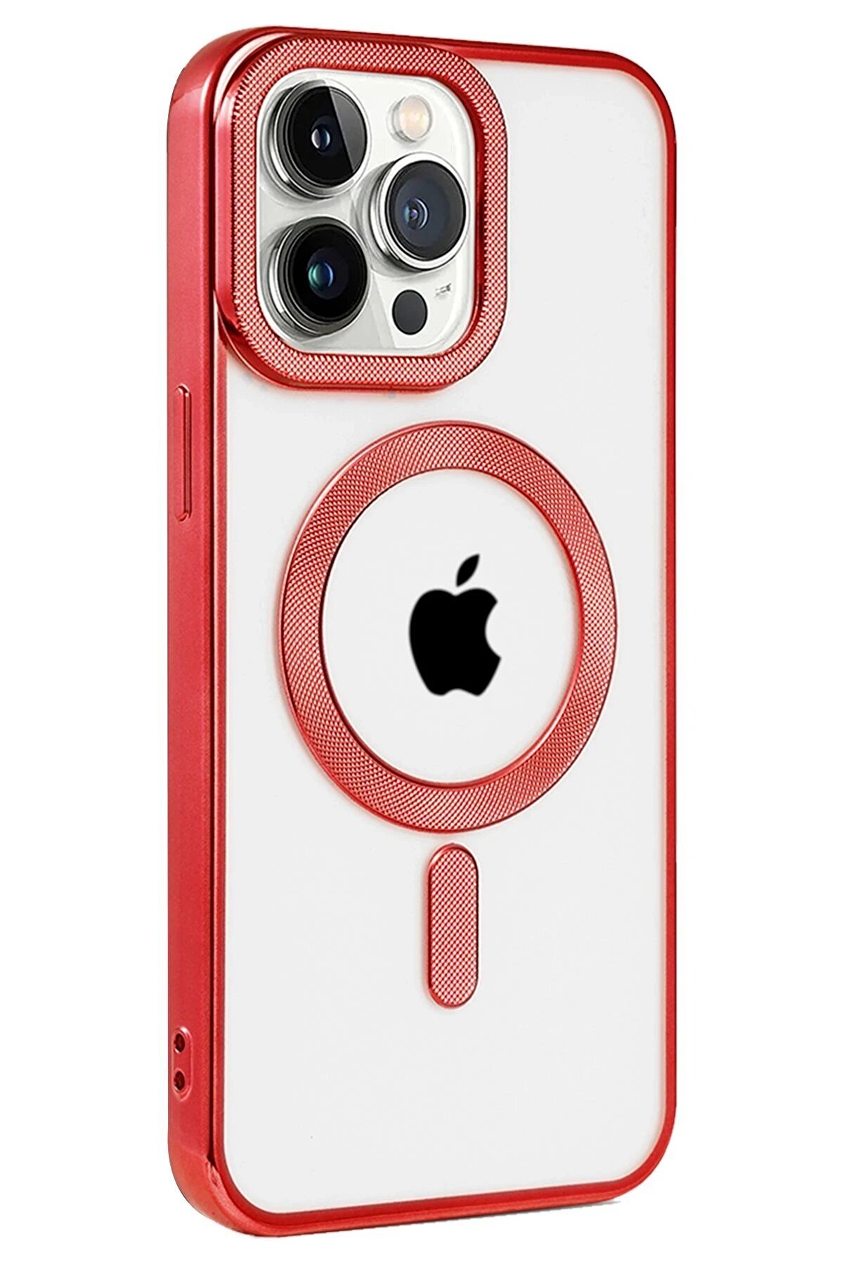 İphone 14 Pro Kılıf Kronos Magsafe Kapak - Kırmızı - Dropx8562-4751