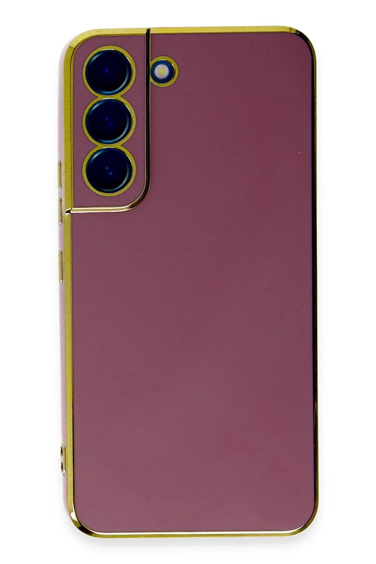 CepteToptan Samsung Galaxy S22 Plus Kılıf Volet Silikon - Kırmızı - DROPX1254-6807