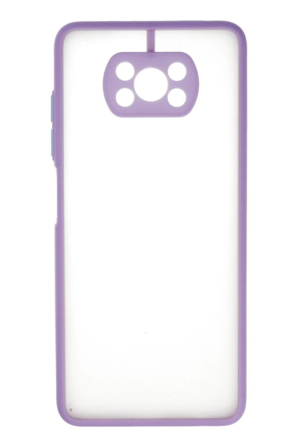 CepteToptan Xiaomi Pocophone X3 Kılıf Montreal Silikon Kapak - Mor - DROPX4833-4683